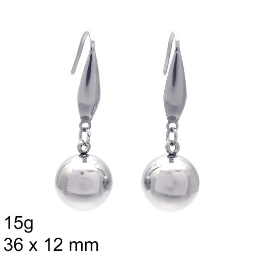 ŠPERKYLA.CZ • Náušnice - 8NE63412 - Houpací krátké - 36 x 12 mm - 15g