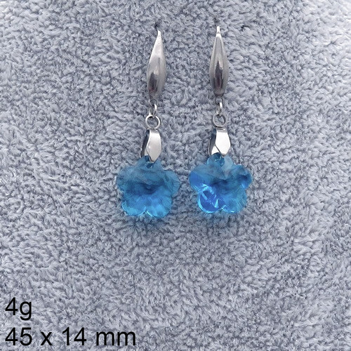 ŠPERKYLA.CZ • Náušnice - 8NE63539 - Houpací krátké - 45 x 14 mm - 4g