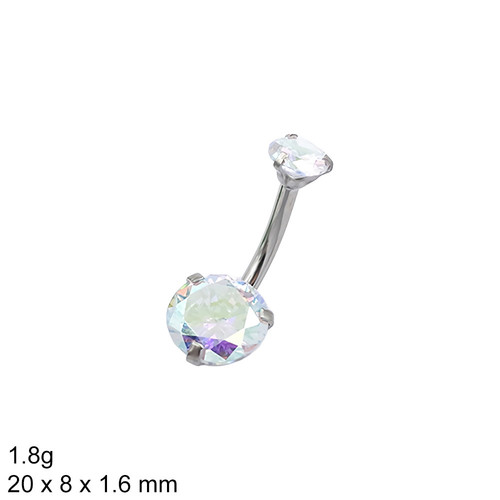 ŠPERKYLA.CZ • Piercing - 3PPU1110 - 20 x 8 x 1.6 mm - 1.8g