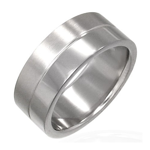Ocelový prsten - XRT017BA