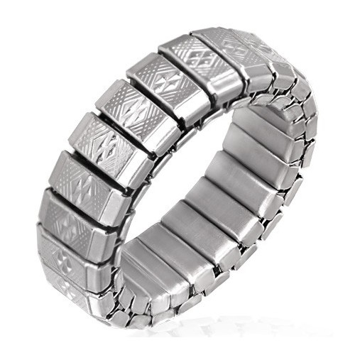 Ocelový prsten - RWS015BA