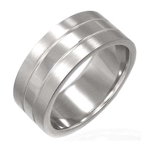 Ocelový prsten - XRT023BA