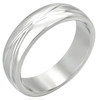 Ocelový prsten - FRC007BA - Velikost 51 (6)